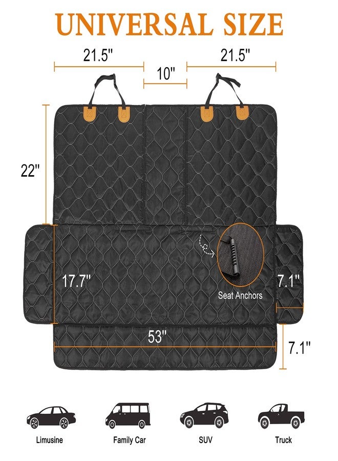 MIXJOY Upgraded Dog Car Seat Cover, Waterproof Scratchproof Dog Car Seat Protector for Cars, Trucks - Image 2